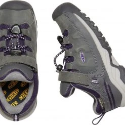 Keen Targhee Low WP Chaussures Enfant, bleu -Chaussures Soldes Boutique keen targhee low wp shoes kids magnet tillandsia purple 4
