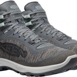 Keen Terradora Flex Mid WP Chaussures Femme, gris -Chaussures Soldes Boutique keen terradora flex mid wp shoes women magnet cloud blue 3 1