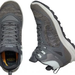 Keen Terradora Flex Mid WP Chaussures Femme, gris -Chaussures Soldes Boutique keen terradora flex mid wp shoes women magnet cloud blue 4 1