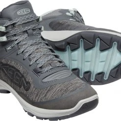 Keen Terradora Flex Mid WP Chaussures Femme, gris -Chaussures Soldes Boutique keen terradora flex mid wp shoes women magnet cloud blue 5 1