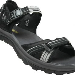 Keen Terradora II Open Toe Sandales en cuir Femme, noir/gris