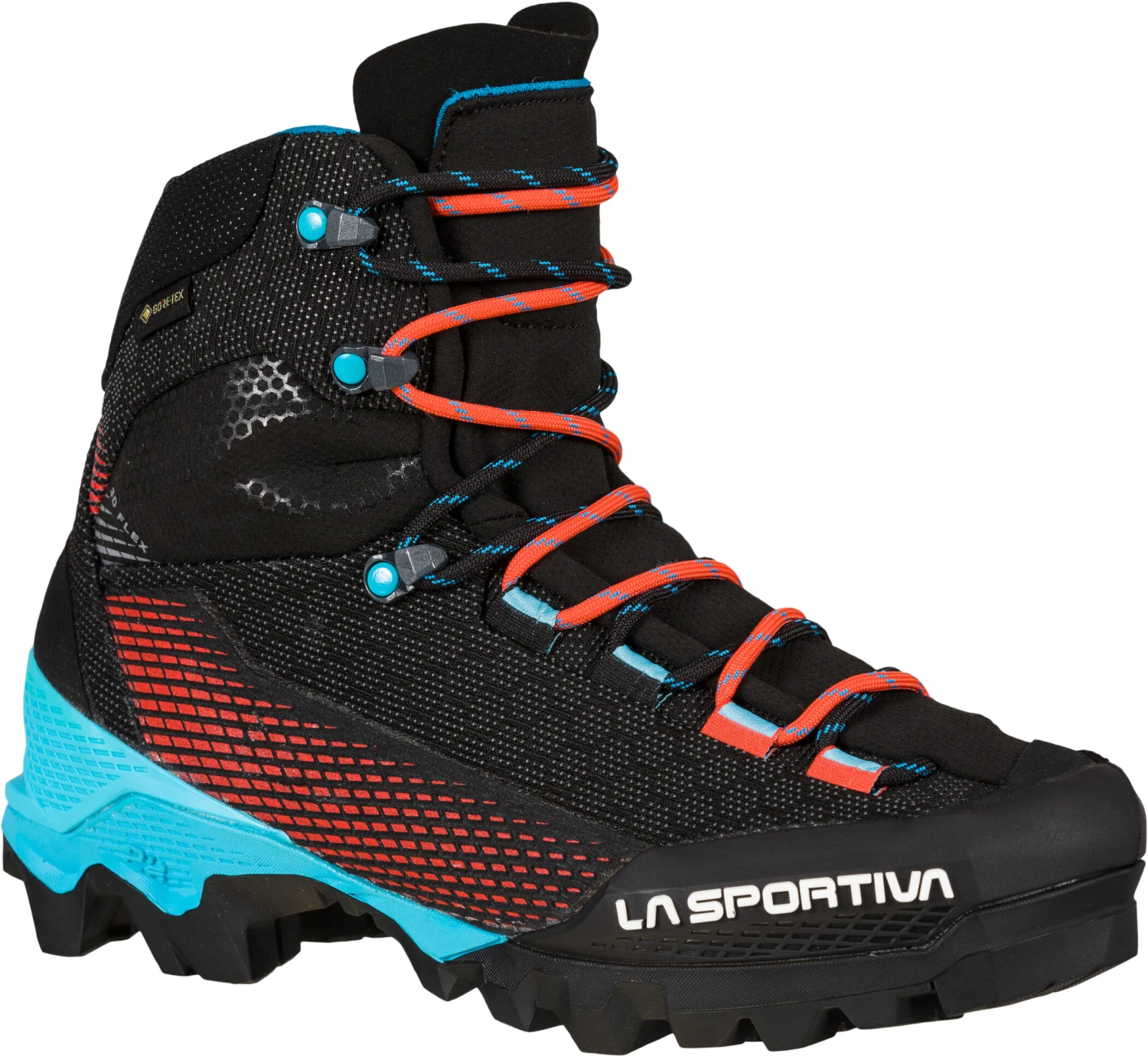 La Sportiva Aequilibrium ST GTX Chaussures Femme, noir/turquoise 1 La Sportiva Aequilibrium ST GTX Chaussures Femme, noir/turquoise