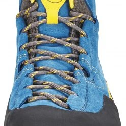 La Sportiva Boulder X Mid Chaussures Homme, bleu/gris -Chaussures Soldes Boutique la sportiva boulder x mid shoes men blue yellow 5 1