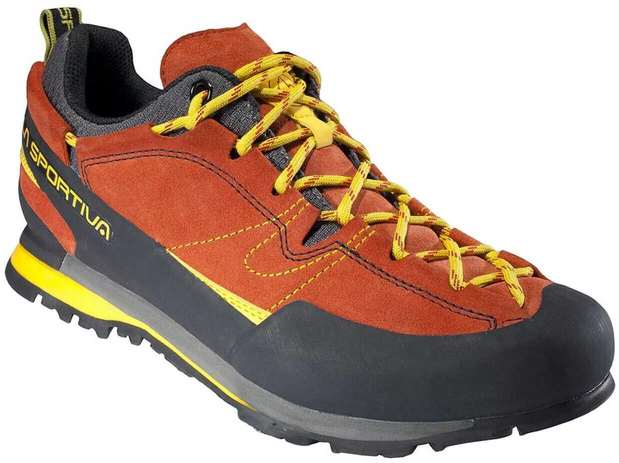 La Sportiva Boulder X Chaussures Homme, gris/orange 1 La Sportiva Boulder X Chaussures Homme, gris/orange