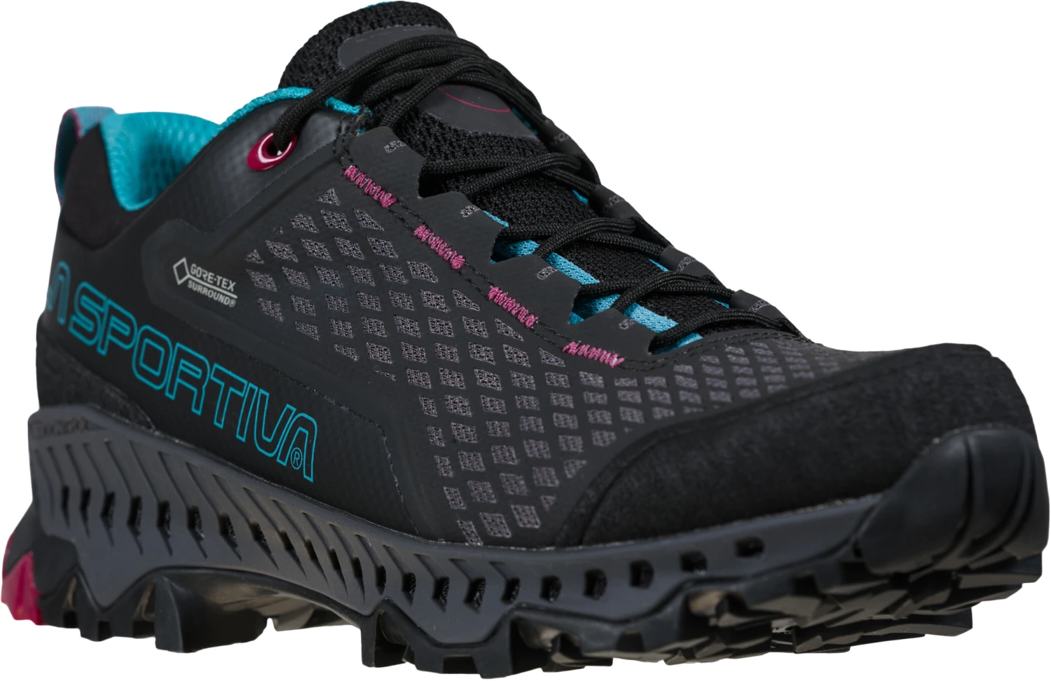 La Sportiva Spire GTX Chaussures Femme, noir/bleu 2 La Sportiva Spire GTX Chaussures Femme, noir/bleu – Image 2