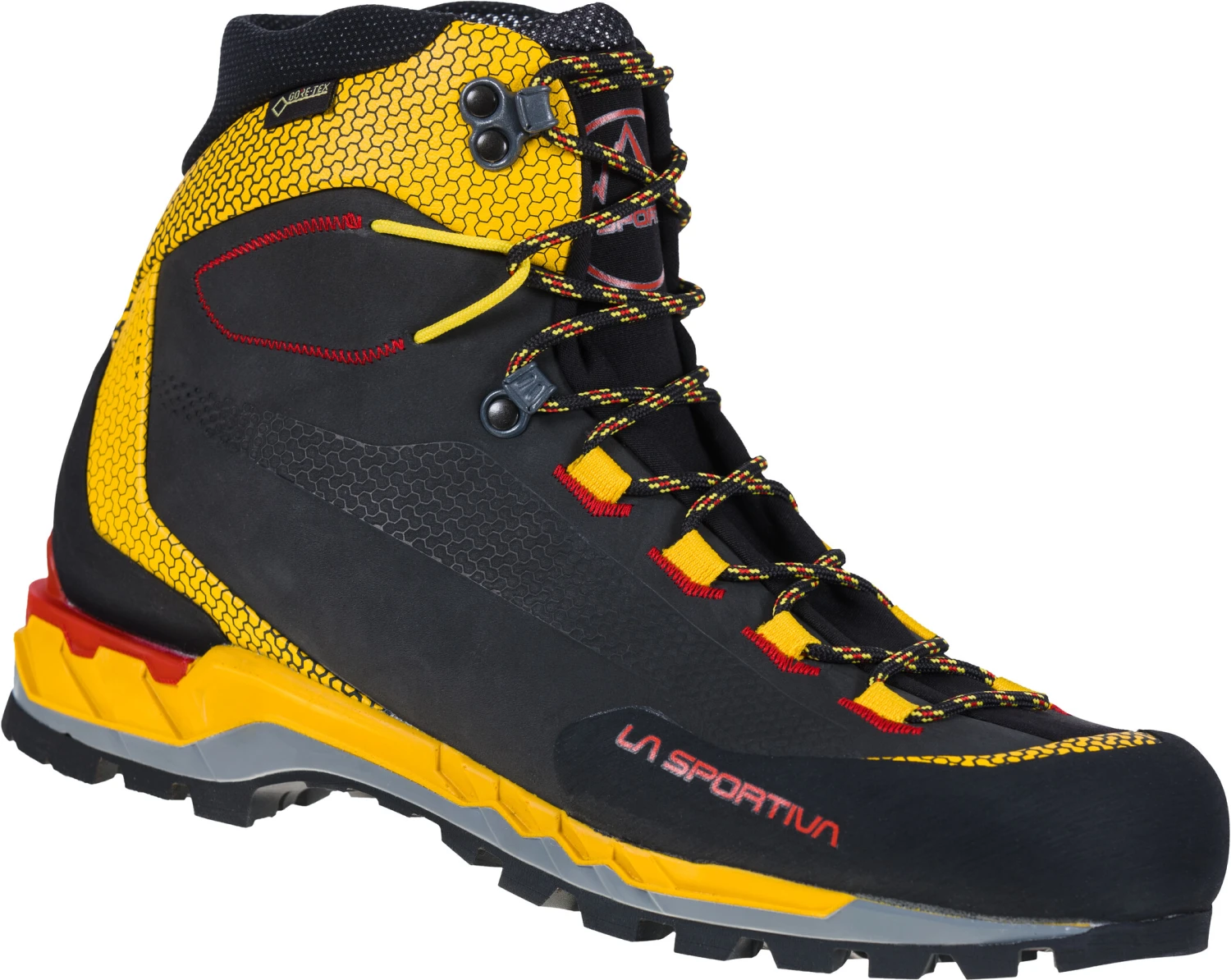La Sportiva Trango Tech Leather GTX Chaussures Homme, noir/jaune 1 La Sportiva Trango Tech Leather GTX Chaussures Homme, noir/jaune