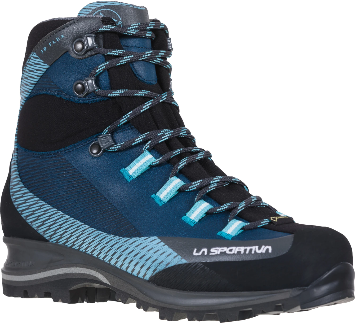 La Sportiva Trango TRK Leather GTX Chaussures Femme, gris/vert 2 La Sportiva Trango TRK Leather GTX Chaussures Femme, gris/vert – Image 2