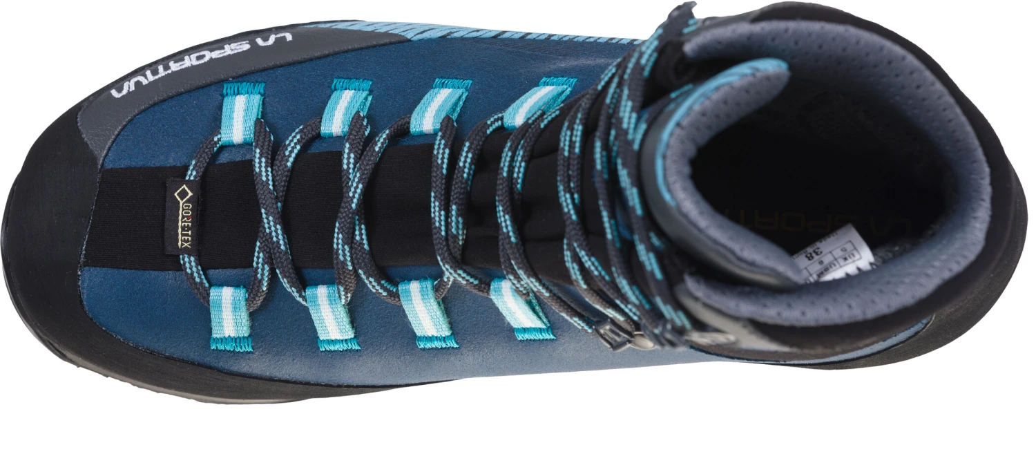 La Sportiva Trango TRK Leather GTX Chaussures Femme, gris/vert 6 La Sportiva Trango TRK Leather GTX Chaussures Femme, gris/vert – Image 6