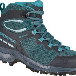 La Sportiva TX Hike Mid GTX Chaussures Femme, Bleu pétrole/gris