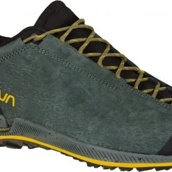 La Sportiva TX2 Evo Leather Chaussures Homme, Bleu pétrole/jaune