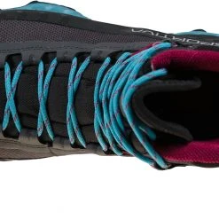 La Sportiva TXS GTX Chaussures Femme, gris/turquoise -Chaussures Soldes Boutique la sportiva txs gtx shoes women carbon topaz 6