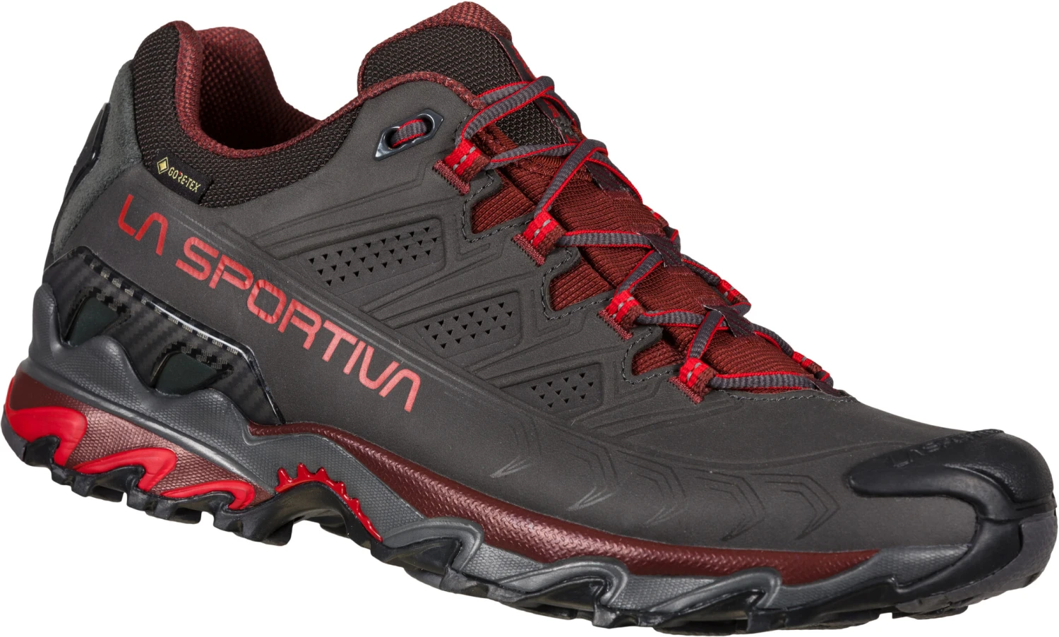 La Sportiva Ultra Raptor II Leather GTX Chaussures Homme, gris/rouge 1 La Sportiva Ultra Raptor II Leather GTX Chaussures Homme, gris/rouge