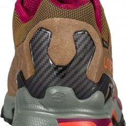 La Sportiva Ultra Raptor II Leather GTX Chaussures Femme, gris/turquoise -Chaussures Soldes Boutique la sportiva ultra raptor ii leather gtx shoes women taupe red plum 6 1