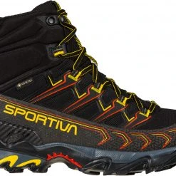 La Sportiva Ultra Raptor II Mid GTX Chaussures Homme, noir/rouge -Chaussures Soldes Boutique la sportiva ultra raptor ii mid gtx shoes men black yellow 3 2