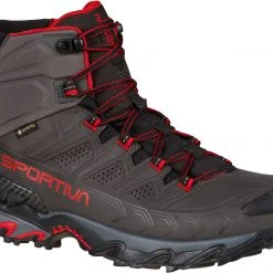 La Sportiva Ultra Raptor II Mid Leather GTX Chaussures Homme, olive/rouge