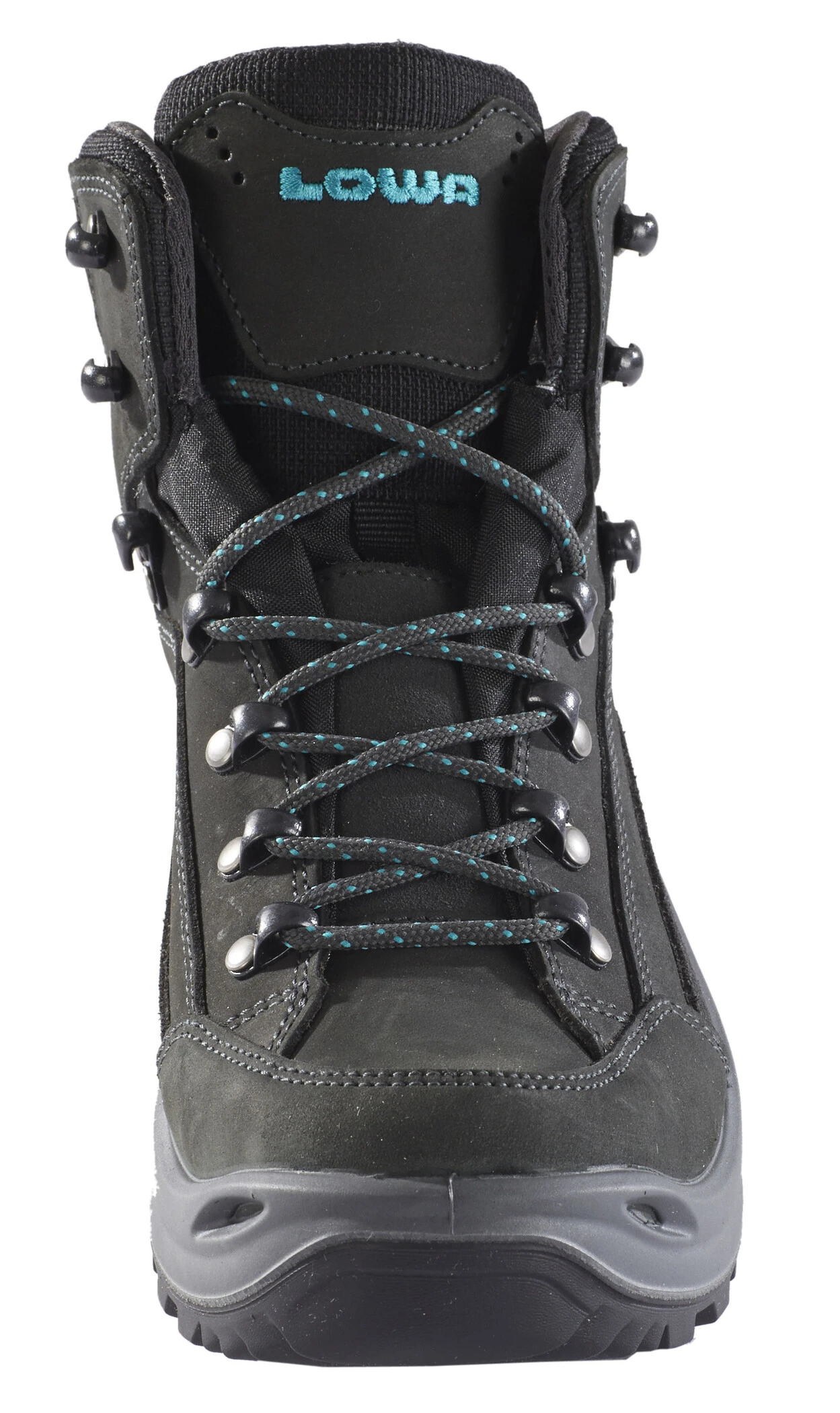 Lowa Renegade GTX Chaussures Mi-Hautes Femme, Bleu pétrole/gris 3 Lowa Renegade GTX Chaussures Mi-Hautes Femme, Bleu pétrole/gris – Image 3