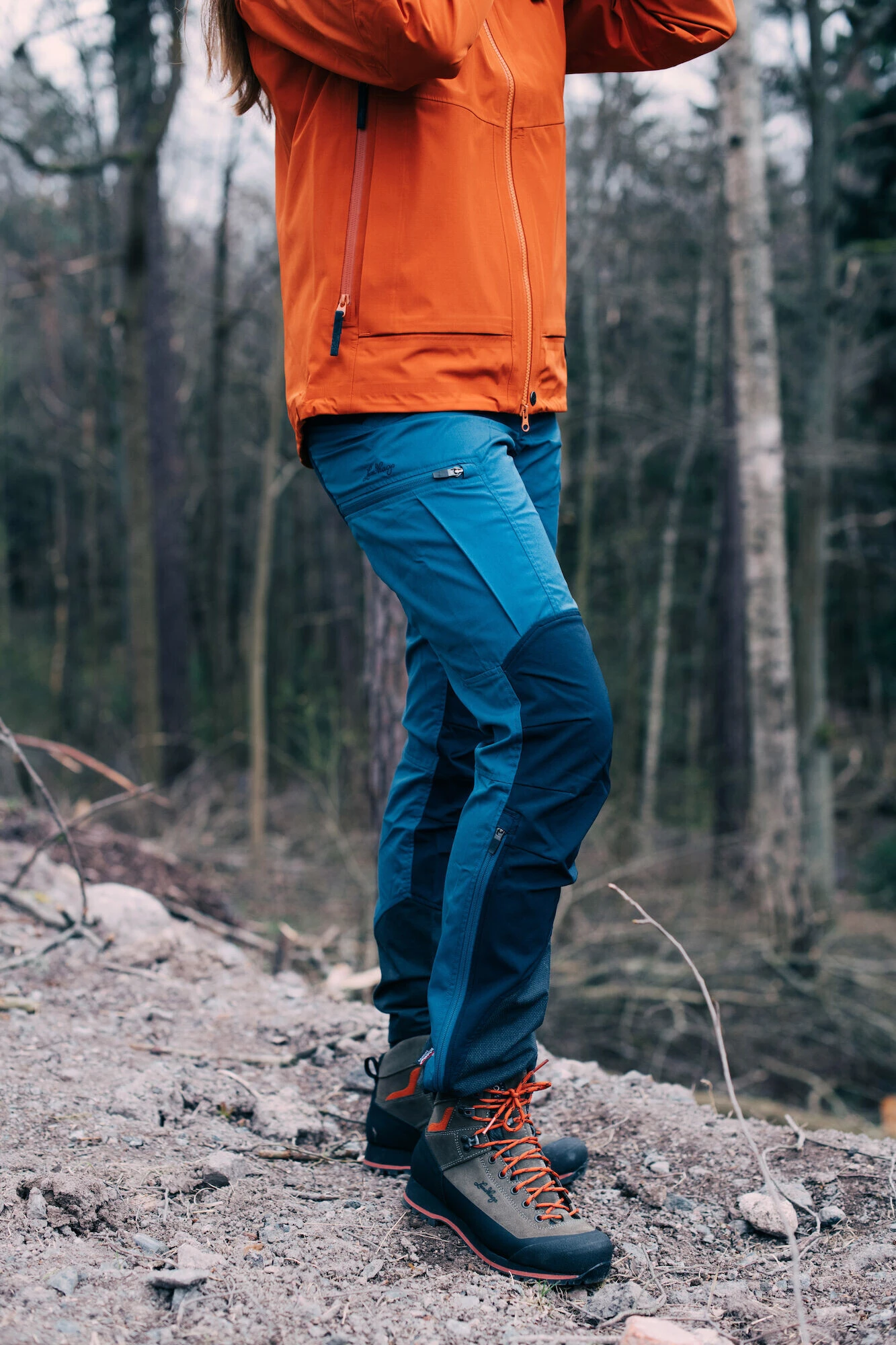 Lundhags Bjerg Bottes mi-hautes, marron/noir 2 Lundhags Bjerg Bottes mi-hautes, marron/noir – Image 2