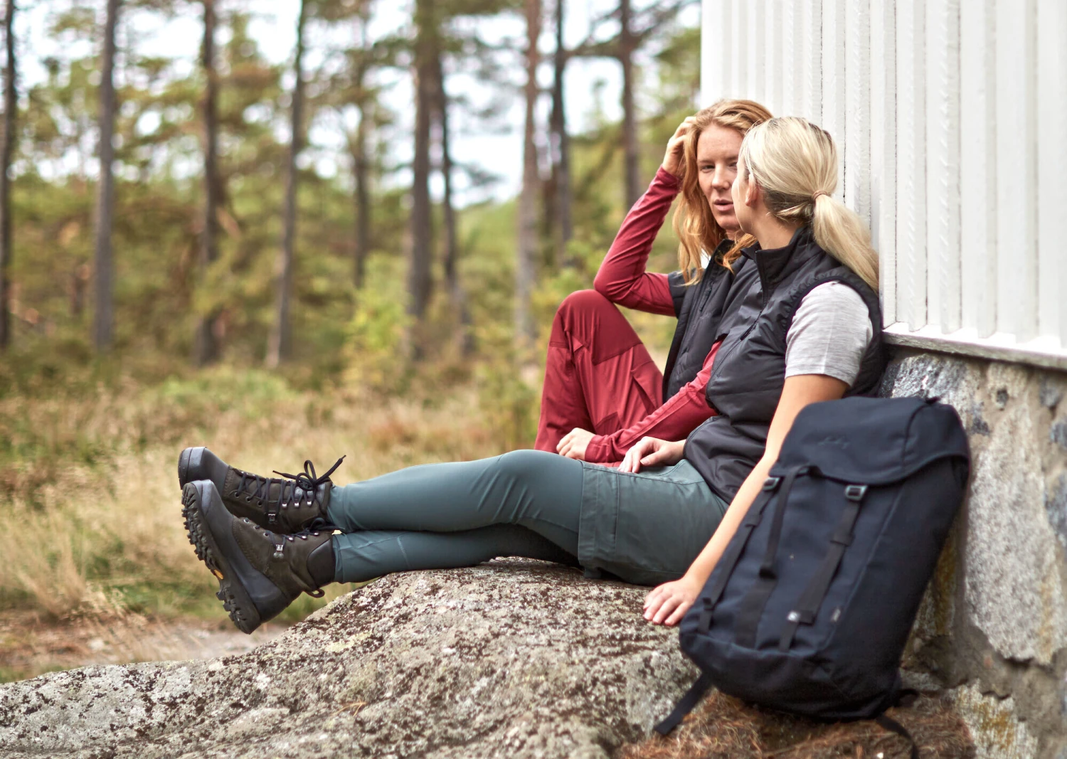 Lundhags Vandra II Bottes mi-hautes, marron/noir 2 Lundhags Vandra II Bottes mi-hautes, marron/noir – Image 2