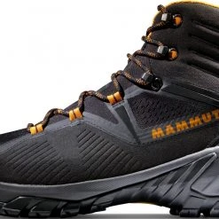 Mammut Sapuen High GTX Chaussures Homme, noir/rouge