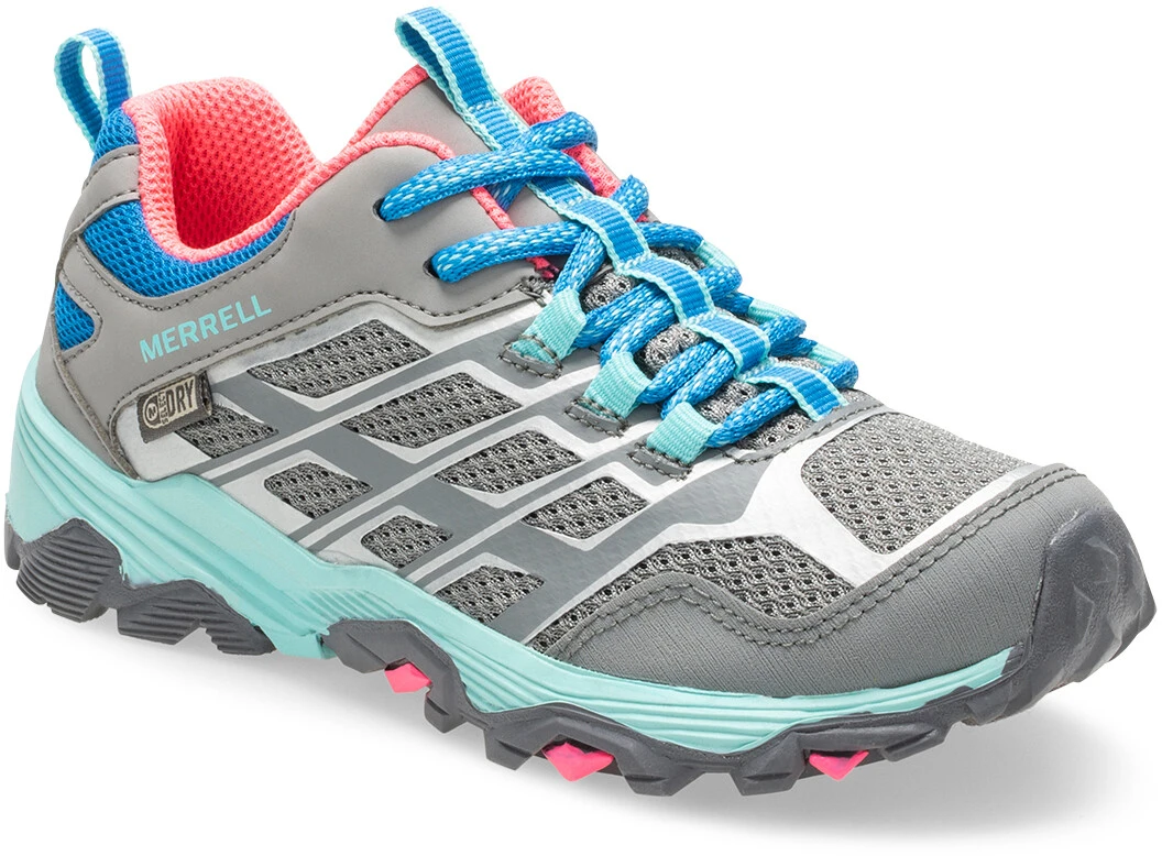 Merrell Moab FST Chaussures Basses Étanche Enfant, bleu 1 Merrell Moab FST Chaussures Basses Étanche Enfant, bleu