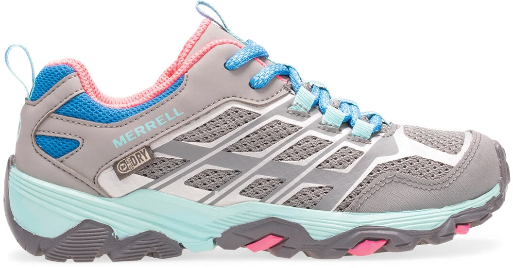 Merrell Moab FST Chaussures Basses Étanche Enfant, bleu 2 Merrell Moab FST Chaussures Basses Étanche Enfant, bleu – Image 2