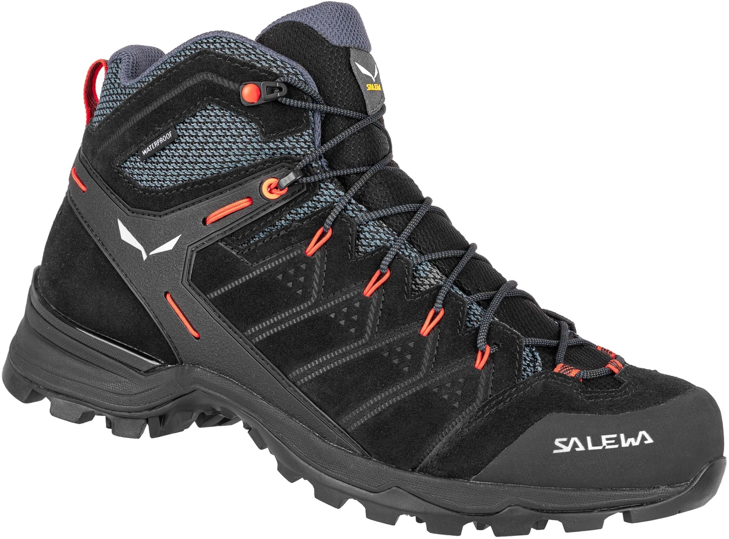 SALEWA Alp Mate WP Chaussures mi-hautes Homme, noir/gris 1 SALEWA Alp Mate WP Chaussures mi-hautes Homme, noir/gris