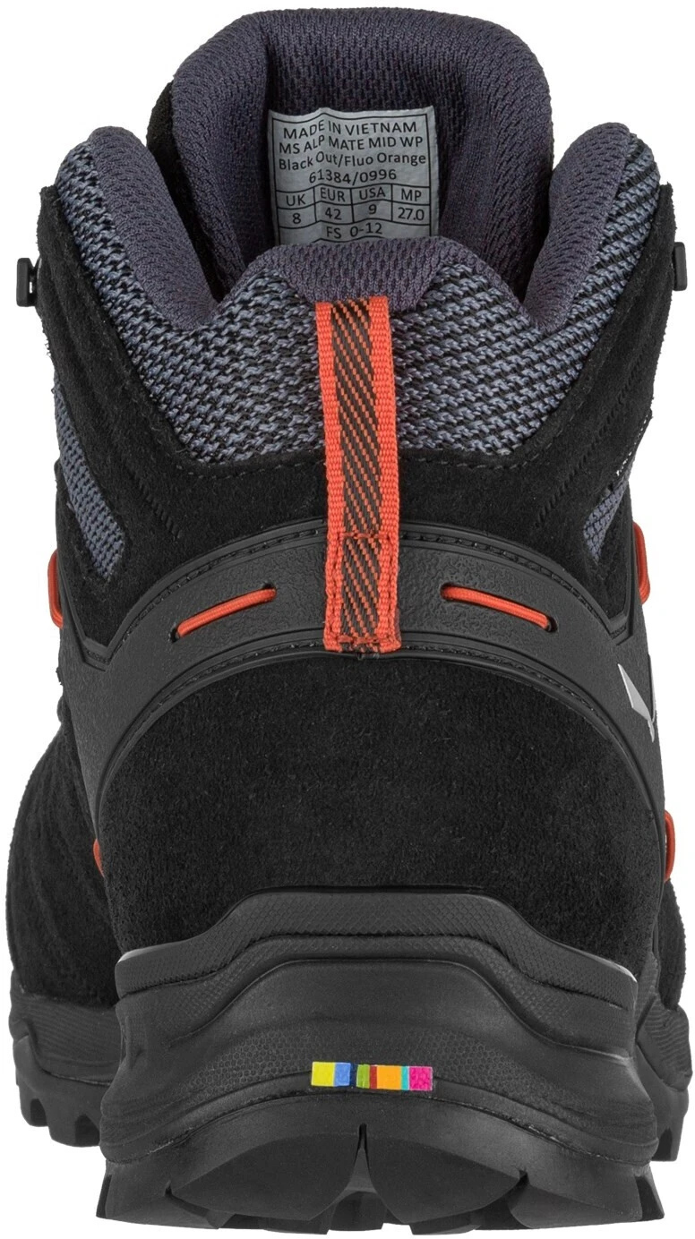 SALEWA Alp Mate WP Chaussures mi-hautes Homme, noir/gris 3 SALEWA Alp Mate WP Chaussures mi-hautes Homme, noir/gris – Image 3