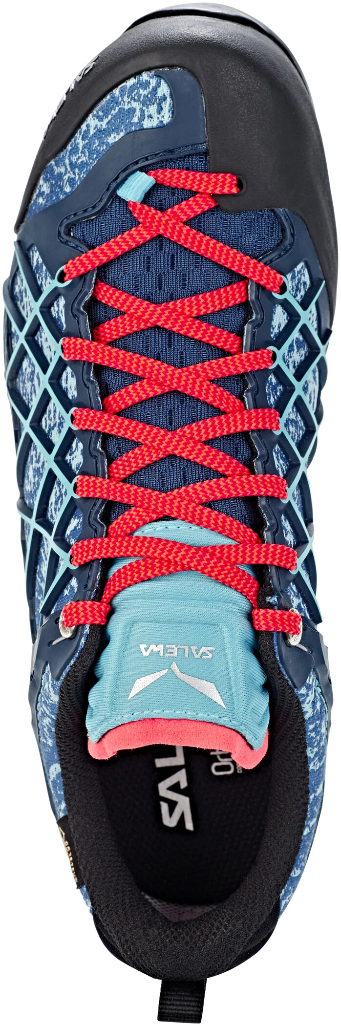 SALEWA Wildfire GTX Chaussures Femme, gris/Bleu pétrole 3 SALEWA Wildfire GTX Chaussures Femme, gris/Bleu pétrole – Image 3