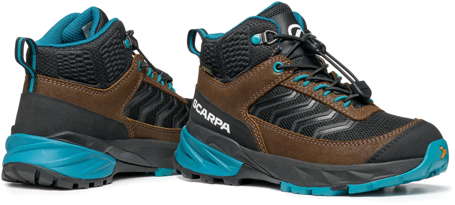 Scarpa Rush Mid S GTX Chaussures Enfant, marron/noir 4 Scarpa Rush Mid S GTX Chaussures Enfant, marron/noir – Image 4