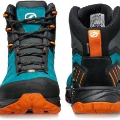 Scarpa Rush Trek GTX Chaussures Homme, noir/bleu -Chaussures Soldes Boutique scarpa rush trek gtx shoes men pagoda blue mango 6