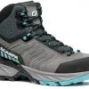 Scarpa Rush Trek GTX Chaussures Femme, gris/bleu -Chaussures Soldes Boutique scarpa rush trek gtx shoes women midgray aqua 1