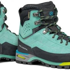 Scarpa Zodiac Tech GTX Chaussures Femme, turquoise/noir -Chaussures Soldes Boutique scarpa zodiac tech gtx shoes women green blue 5