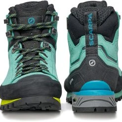 Scarpa Zodiac Tech GTX Chaussures Femme, turquoise/noir -Chaussures Soldes Boutique scarpa zodiac tech gtx shoes women green blue 6