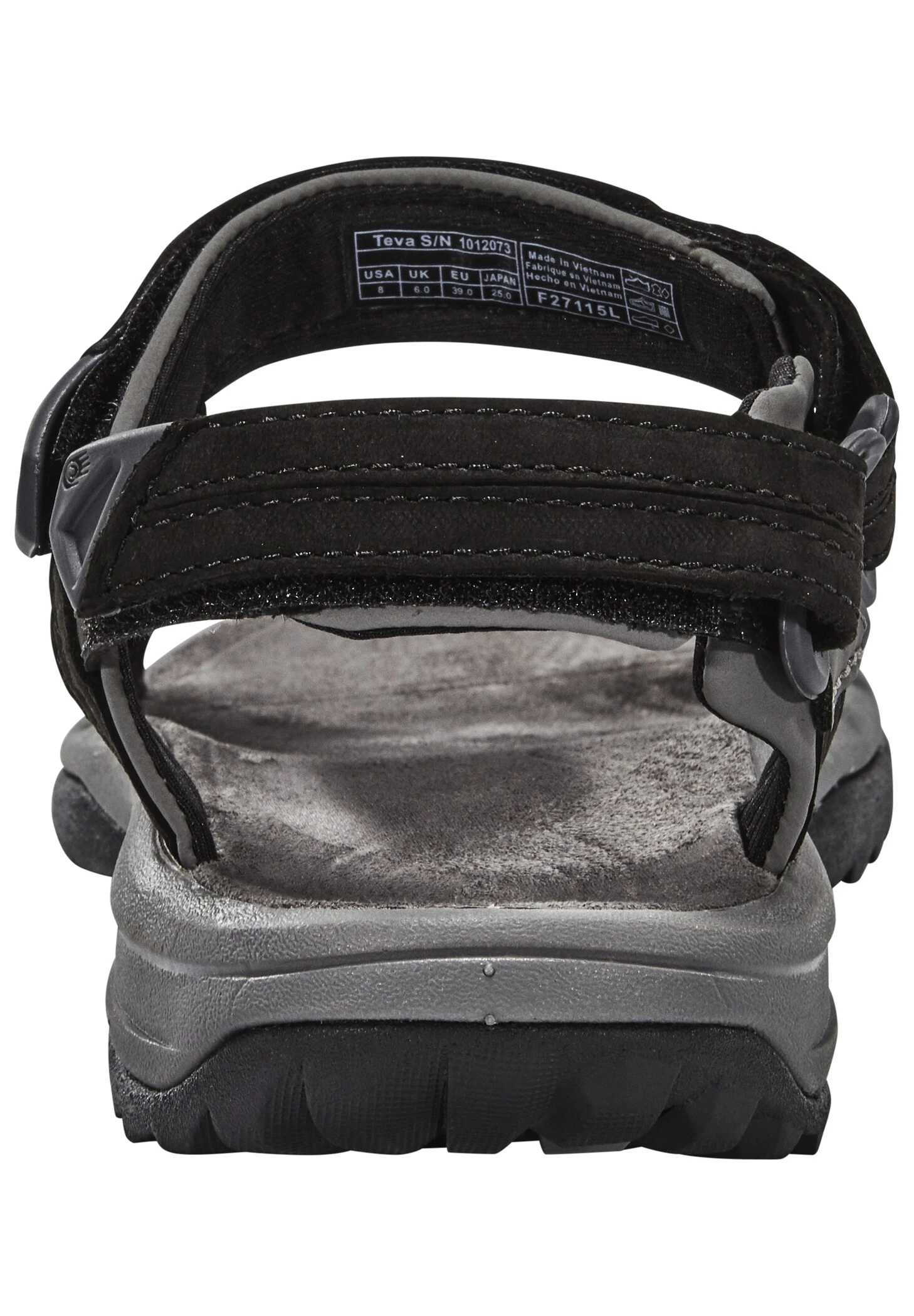 Teva Terra Fi Lite Claquettes en cuir Femme, noir 2 Teva Terra Fi Lite Claquettes en cuir Femme, noir – Image 2