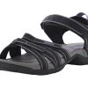 Teva Tirra Chaussures Femme, bleu/noir -Chaussures Soldes Boutique teva tirra sandals women black grey 1 2