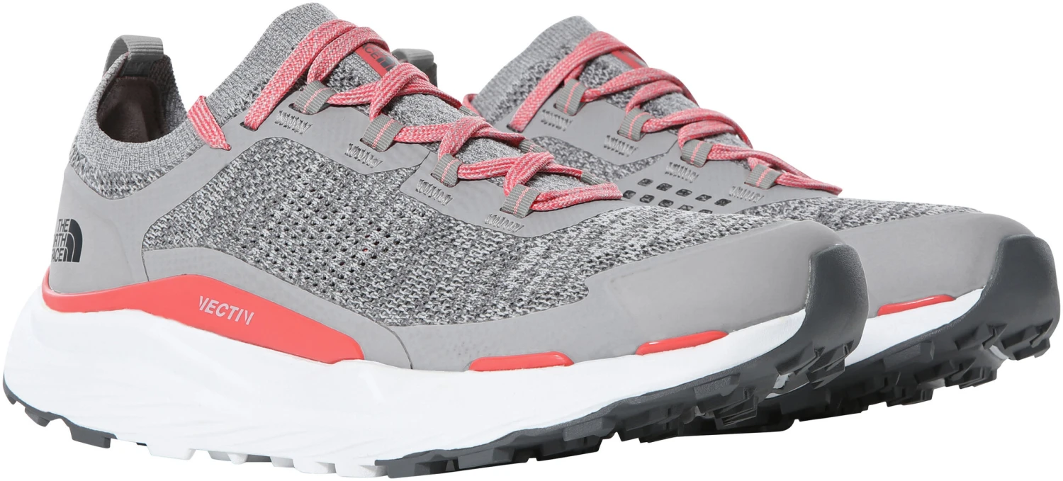 The North Face Vectiv Escape Chaussures Femme, gris/rouge 1 The North Face Vectiv Escape Chaussures Femme, gris/rouge