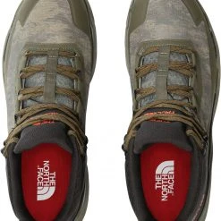 The North Face Vectiv Exploris FutureLight Chaussures mi-hautes Homme, olive/noir -Chaussures Soldes Boutique the north face vectiv exploris futurelight mid shoes men military olive cloud camo wash print tnf black 3