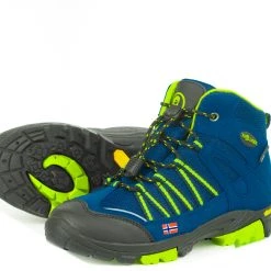 TROLLKIDS Lofoten Hiker Chaussures Enfant, bleu/jaune 7 TROLLKIDS Lofoten Hiker Chaussures Enfant, bleu/jaune -Chaussures Soldes Boutique trollkids lofoten hiker mid shoes kids blue lime 4