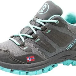 TROLLKIDS Rondane Hiker Chaussures basses Enfant, bleu/jaune