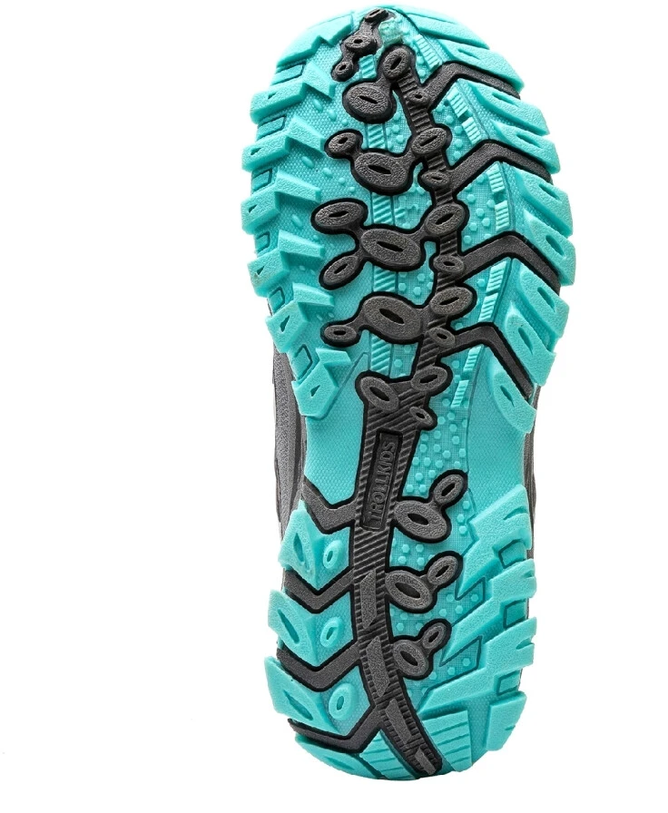 TROLLKIDS Rondane Hiker Chaussures basses Enfant, gris/turquoise 6 TROLLKIDS Rondane Hiker Chaussures basses Enfant, gris/turquoise – Image 6