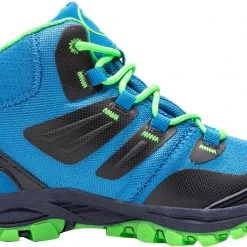 TROLLKIDS Rondane Hiker Chaussures Enfant, bleu/jaune -Chaussures Soldes Boutique trollkids rondane hiker mid shoes kids medium blue green 3