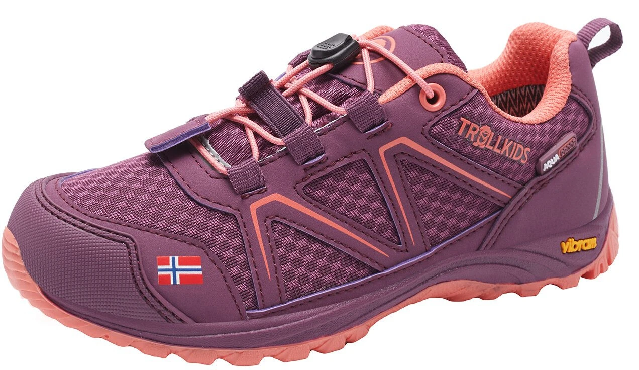 TROLLKIDS Skarvan Hiker Chaussures basses Enfant, bleu/vert 1 TROLLKIDS Skarvan Hiker Chaussures basses Enfant, bleu/vert