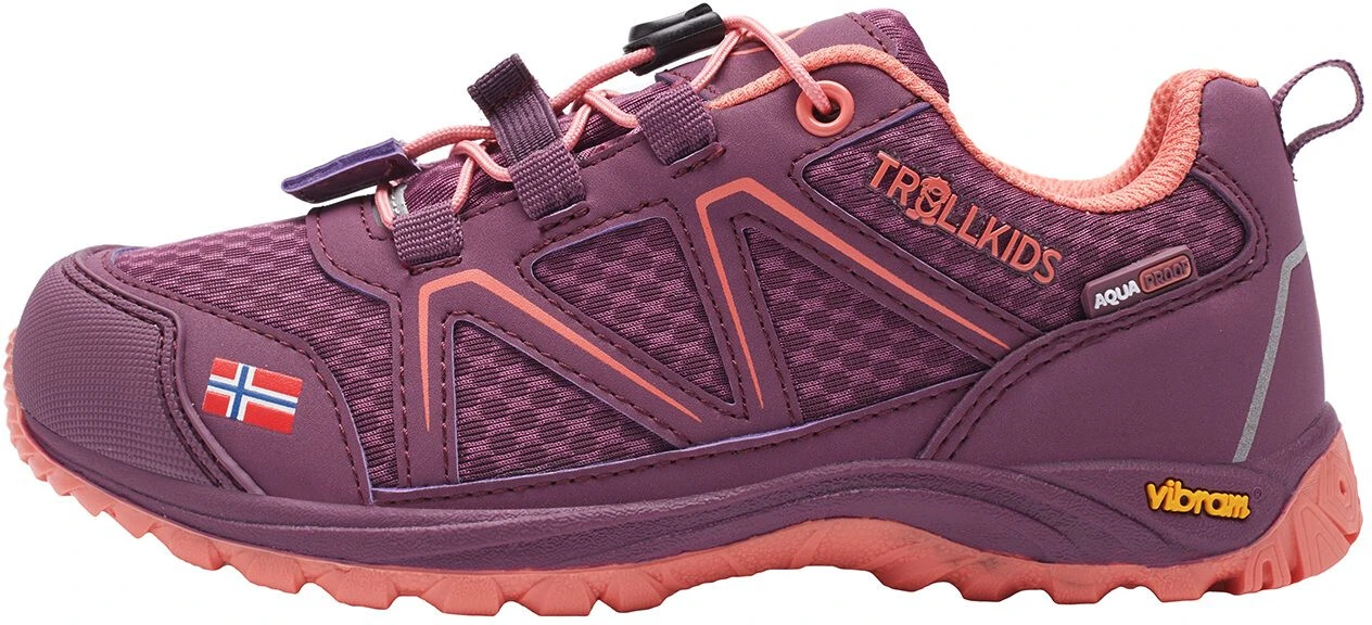 TROLLKIDS Skarvan Hiker Chaussures basses Enfant, bleu/vert 2 TROLLKIDS Skarvan Hiker Chaussures basses Enfant, bleu/vert – Image 2