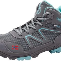 TROLLKIDS Skarvan Hiker Chaussures mi-hautes Enfant, bleu
