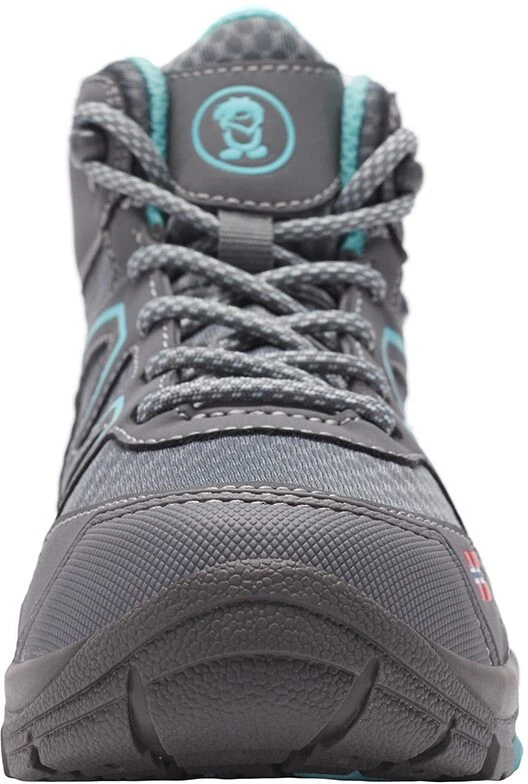 TROLLKIDS Skarvan Hiker Chaussures mi-hautes Enfant, bleu/vert 4 TROLLKIDS Skarvan Hiker Chaussures mi-hautes Enfant, bleu/vert – Image 4