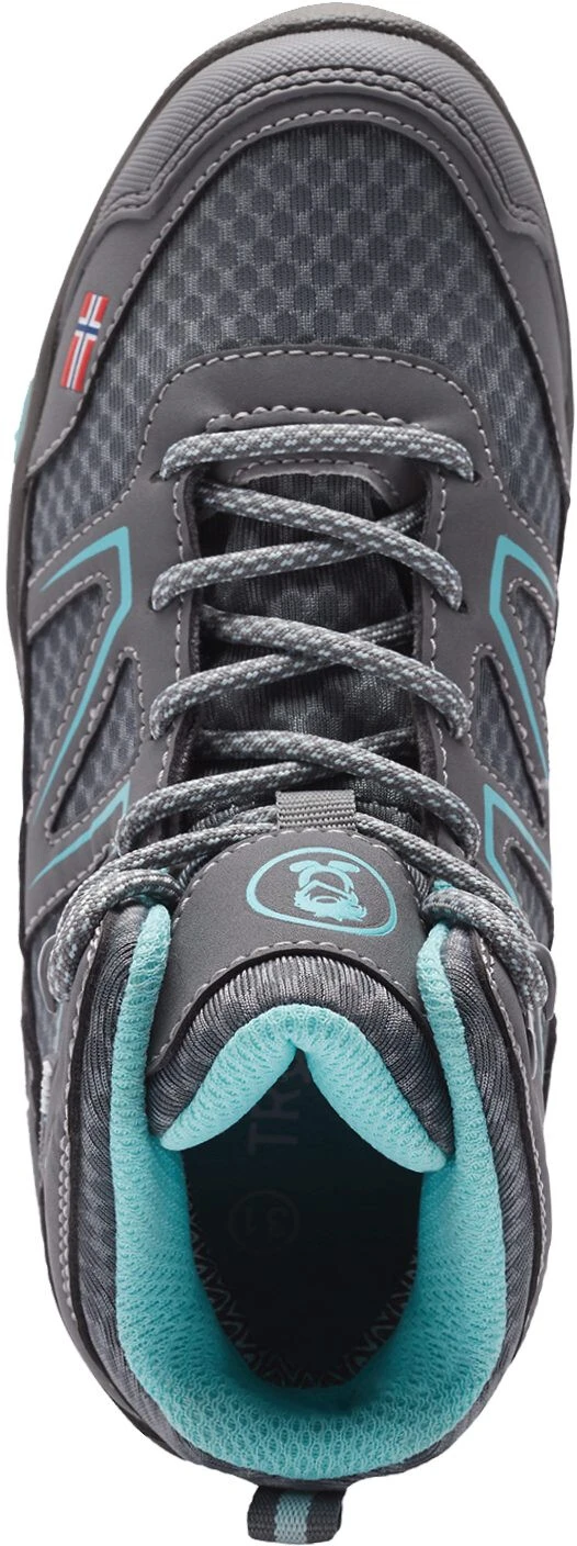 TROLLKIDS Skarvan Hiker Chaussures mi-hautes Enfant, bleu/vert 6 TROLLKIDS Skarvan Hiker Chaussures mi-hautes Enfant, bleu/vert – Image 6