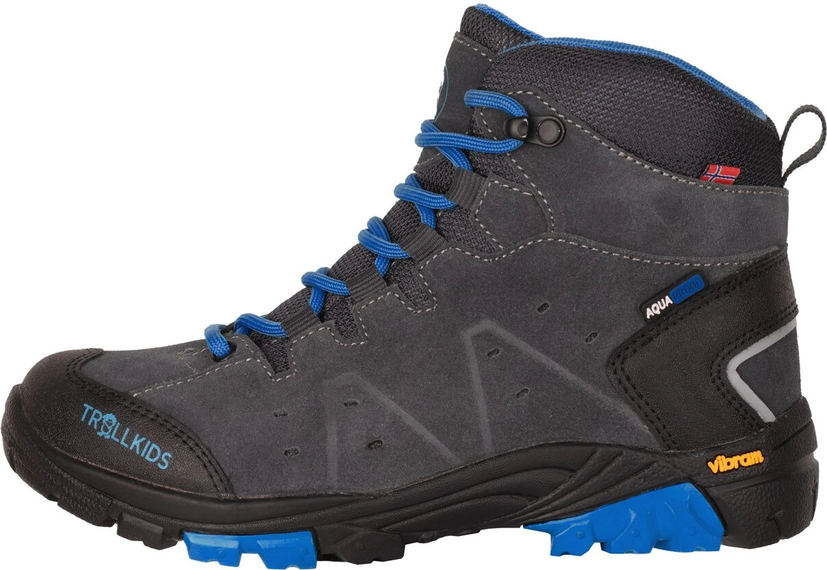 TROLLKIDS Trollsteinen Hiker Chaussures mi-hautes Enfant, gris 1 TROLLKIDS Trollsteinen Hiker Chaussures mi-hautes Enfant, gris