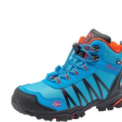 TROLLKIDS Trolltunga Hiker Chaussures mi-hautes Enfant, bleu
