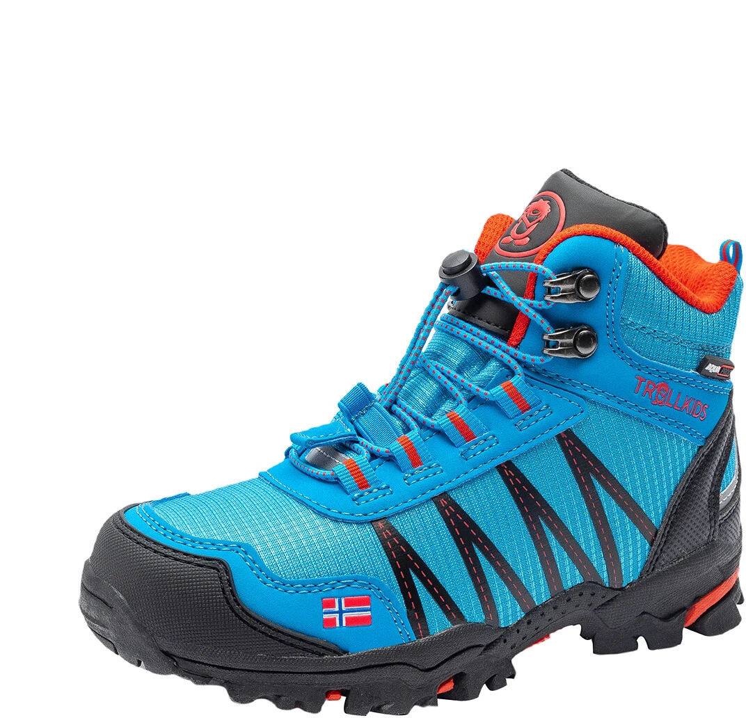 TROLLKIDS Trolltunga Hiker Chaussures mi-hautes Enfant, bleu 1 TROLLKIDS Trolltunga Hiker Chaussures mi-hautes Enfant, bleu